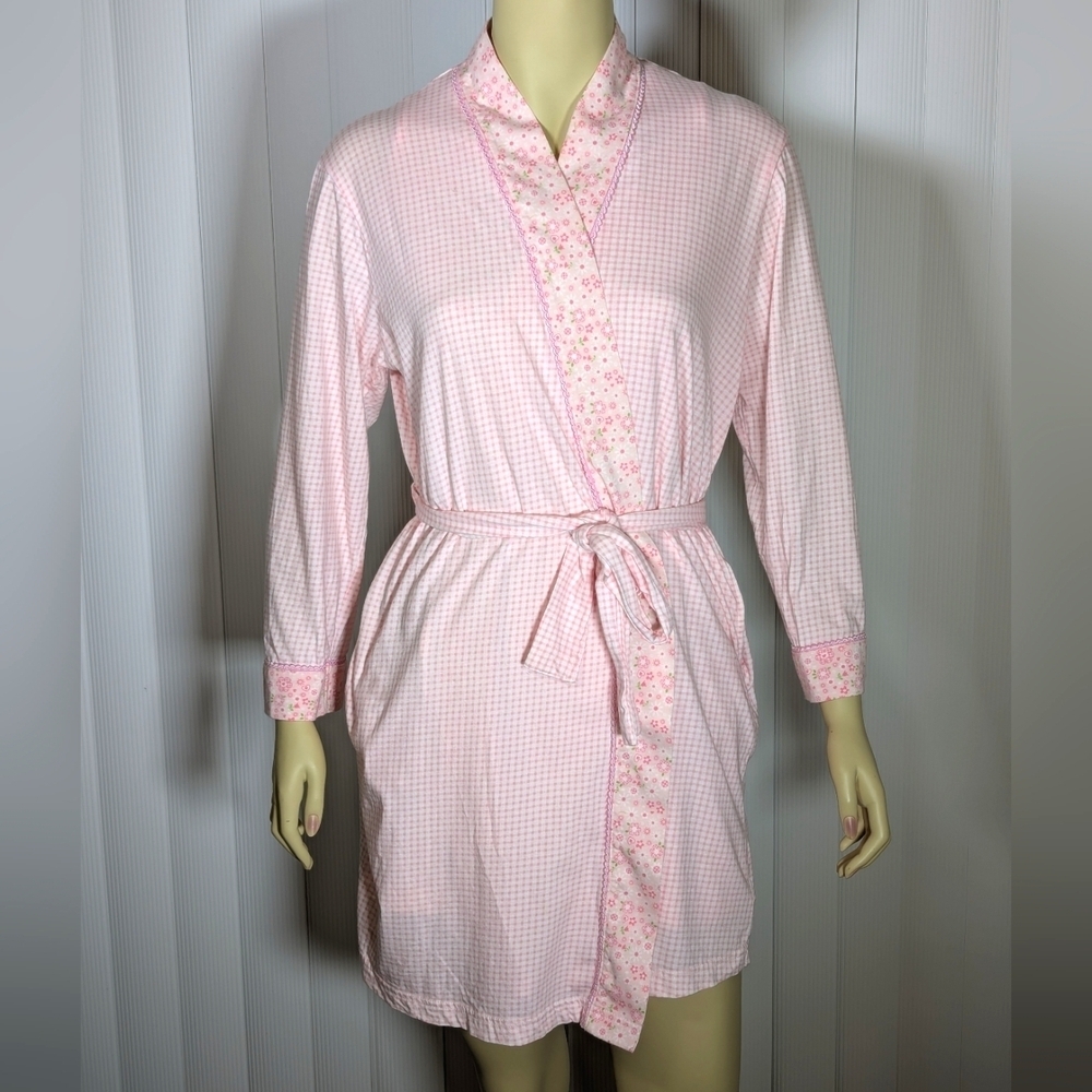 Charter Club Intimates Robe + Chemise XS
